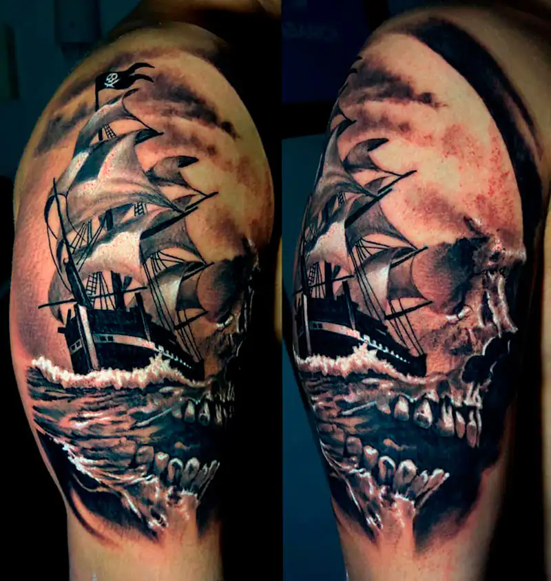 barco calavera